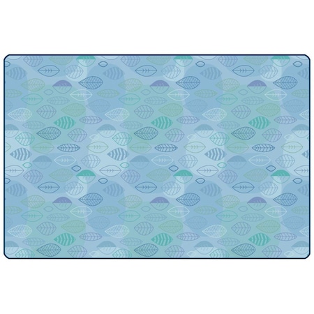 Wall-To-Wall 4 x 6 ft. Rectangle Peaceful Spaces Leaf Rug WA2547382